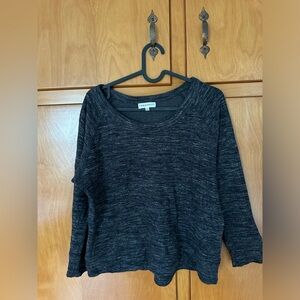 Aritzia Community Cropped Sweater size Small, marl grey